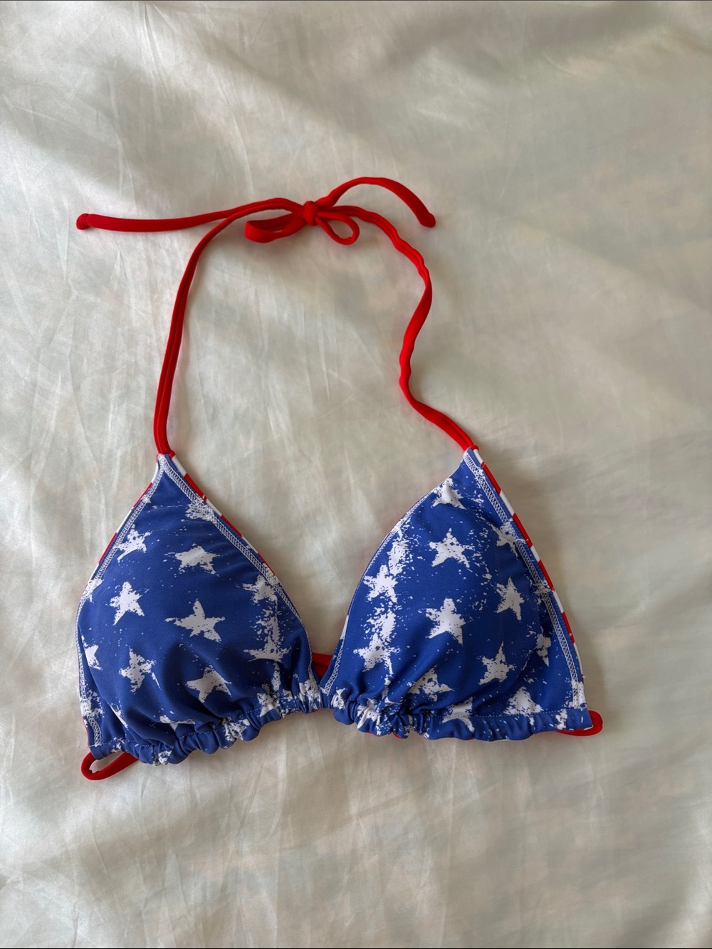 Reversible Triangle Bikini Top, M.  Never worn